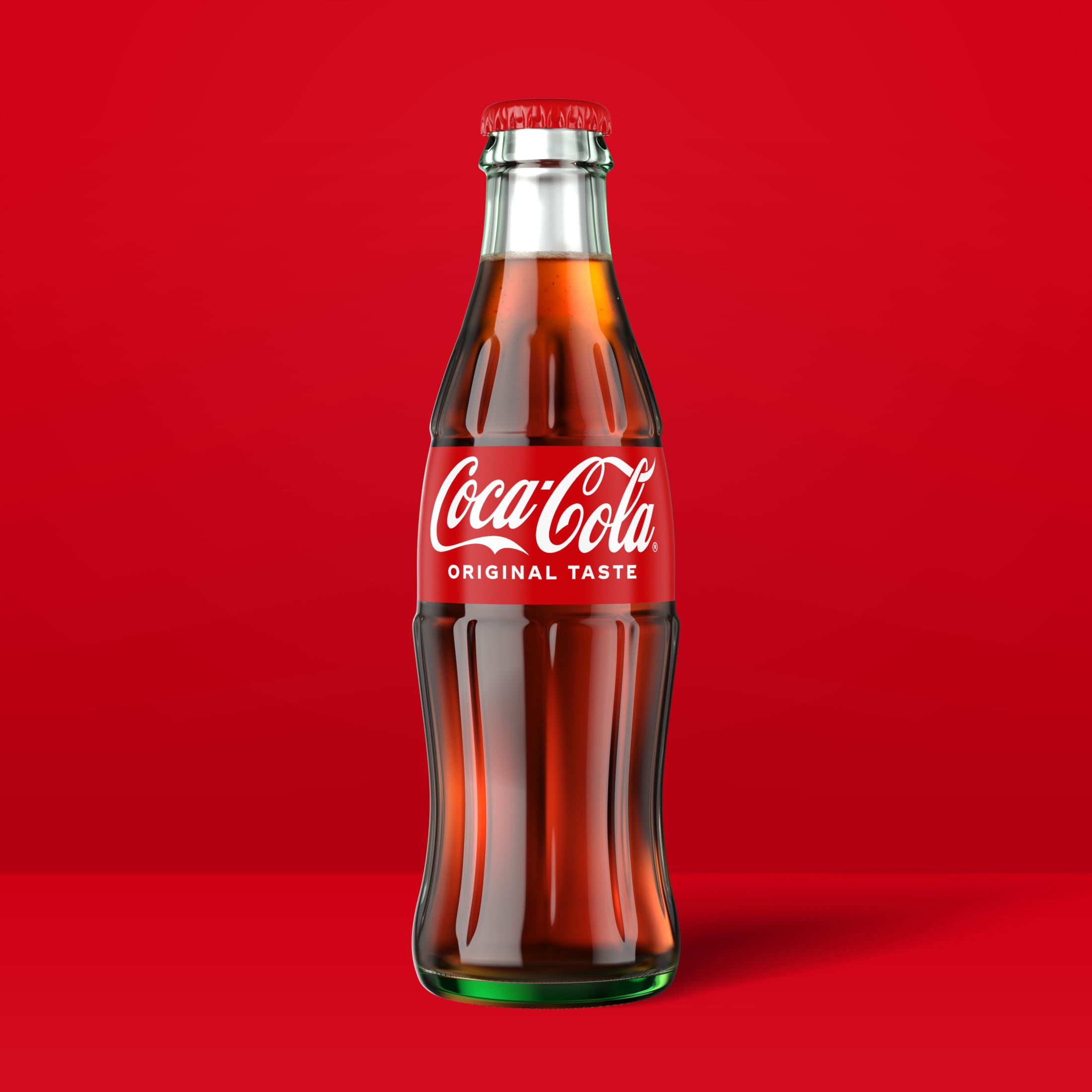 Coca-Cola Cane Sugar Soda Pop Glass Bottles, 8 fl oz, 6 Pack, Cane Sugar
