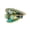 Green, variant on Punk Big Brim Hat for Bride with Goggle Cap Blingbling Captain Hat Stage Props Masquerade Headwear