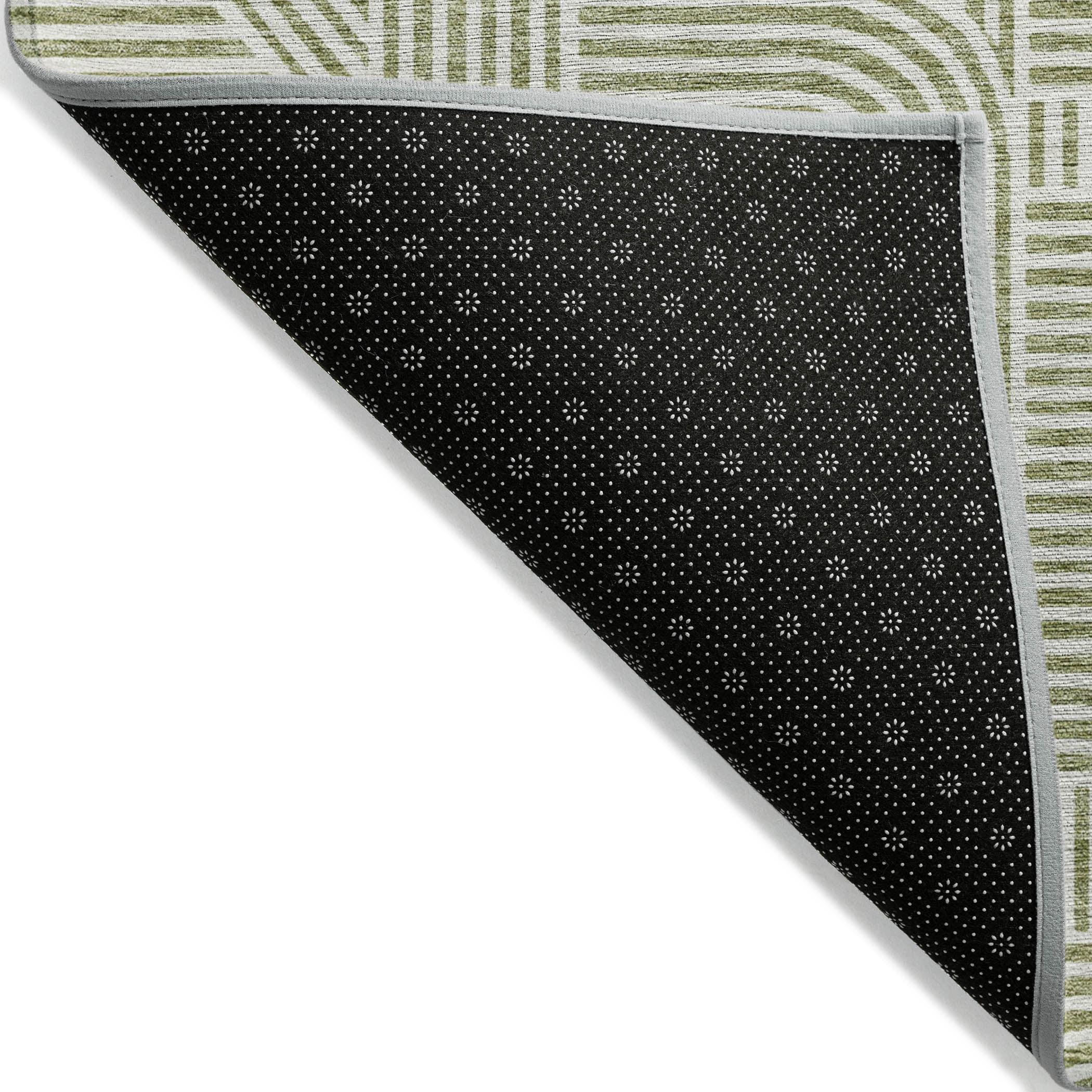 Addison Rugs Chantille Indoor/Outdoor Transitional Lines Aloe Washable Rectangle Rug, 1'8" x 2'6"