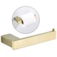 thumbnail image 5 of Accesorios de hardware de de oro cepillado Acero inoxidable con tornillos Fácil instalación Toallero Colgante de para pequeña sala estante del tejido mayimx Accesorios de baño, 5 of 9