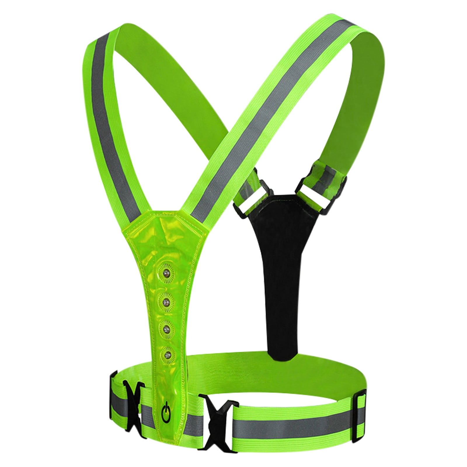 Fridja LED Reflective Running Vest with High Visibility Safety Lights