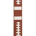 thumbnail image 2 of Reliant Ribbon - 92240W-092-09F, Football Pigskin Wired Edge Rd Ribbon, Brown, 1-1/2 Inch, 10 Yards, 2 of 3