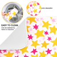 thumbnail image 2 of Yayeee Dish Drying Mat for Kitchen Counter 16"x18" Microfiber Absorbent Pad, Light Pink Stars, 2 of 7