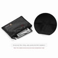 thumbnail image 3 of Fireproof Document Bag Silicone Coated Fiberglass Money Holder With Zipper Closure, Pouch For Jewelry Valuables, 3 of 7