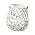 thumbnail image 4 of Candelabro colgante con asa, decoración tejida, estilo rústico bohemio, para el hogar, linterna, jaula para Navidad, decoración de la repisa del patio Altura 26cm, 4 of 7
