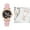 Rose, variante sur Montre pour Femmes Mode Montre de Personnalité Montre Numérique à Bracelet