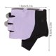 thumbnail image 2 of unbranded 1 Par Guantes De Entrenamiento Para Mujer Con Dedo Morado Antideslizantes Y Transpirables Para Gimnasio, 2 of 6
