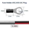 thumbnail image 5 of For Starlink Mini Specific Power Cable DIY 14AWG Wiring Extension Cord with Automotive Fuse Holder A, 5 of 5