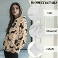 thumbnail image 6 of FOR U DESIGNS Cafe Dachshund Women's Oversized Hoodie Loose Fit Soft Pullover Hooded Sweatshirt Size S Long Sleeve Graphic Hoodies for Women Trendy Fall, 6 of 7