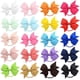 thumbnail image 2 of 40 lazos para el pelo para niñas de 2 pulgadas, lazos para el pelo, pasadores pequeños para el pelo, cinta de grogrén, banda para el pelo, soporte para cola de caballo para niños pequeños, bebés y niñ, 2 of 5
