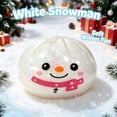 thumbnail image 7 of Christmas Bao Bun Squishy Toy, 3.2 Inch Glitter Squishy Fidget Toys, Mystery Stress Ball Squishies for Christmas with Steamer Container for Kids Adults Christmas Stocking Stuffer, 7 of 7