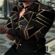 thumbnail image 1 of Ropa de fiesta de moda para hombre, cárdigan de lujo, camisas sociales con solapa y botones, camisetas casuales con estampado playero de manga larga, tallas grandes, 1 of 6