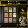thumbnail image 4 of Legendary Protectors Toploader Binder, Holds 216 Toploaders, 9 Pocket, Double-Sided Sleeves for 3" x 4" Rigid Card Holders, Ideal for Trading Cards or Sports Cards, Leather Reinforced, Stitched Edges, 4 of 6