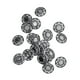 thumbnail image 3 of Botones de vástago Soledad 30 piezas plata antigua 18 mm patrón floral clásico, 3 of 9
