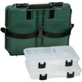 thumbnail image 5 of Plano Flex N' Go Satchel Fishing Tackle Boxes & Bait Storage, Green / Clear, Medium, 5 of 7