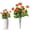 Red, variant on LKZQHMC 1 Bundle Artificial Silk Daisy Flowers Fake Daisies Plastics Plants Flower Faux Wildflowers Outdoor UV Resistant for Home Decor Indoor Outside Porch Patio Garden Planters Decoration (White)
