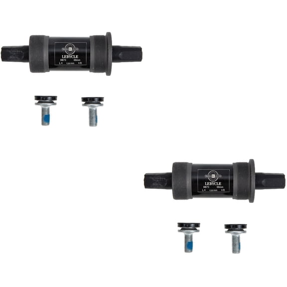 2 Pieces Dirt Bike Bicycle Center Shaft Folding Bike Part 12.6x4cm Black