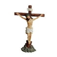 thumbnail image 4 of Jesus Crucifix Figurine Cross Statue Decorative Resin Material Suitable for Home Office or Hotel Display, 4 of 9