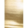 thumbnail image 6 of Sakkas Metallic Liquid Mock Neck Turtleneck Long Sleeve Crop Top - Made in USA - Gold - 2X, 6 of 6