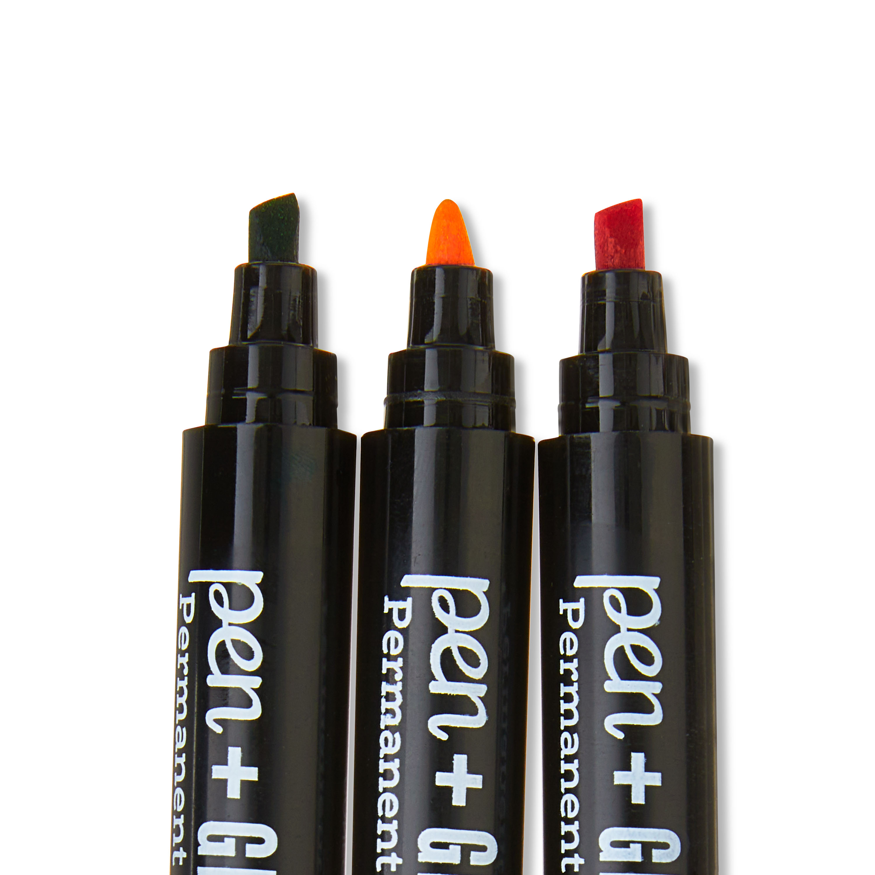 Marcadores permanentes Pen+Gear, punta biselada, colores surtidos, 8 piezas 5