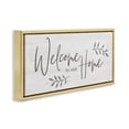 thumbnail image 3 of Stupell Industries Welcome To Our Home Country Sign Botanical & Floral Painting Gold Floater Framed Canvas Art Print Wall Art, 31 x 14, 3 of 9