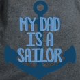 thumbnail image 3 of CafePress - US Navy My Dad Is A Sailor Women's Dark T Shirt - Women's Traditional Fit Dark T-Shirt, 3 of 4