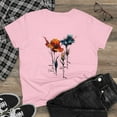 thumbnail image 3 of Wildflower Tshirt, Floral Shirt, Botanical Shirt, Flower Shirt, Nature Lover Shirt,Ladies Shirts, Womens, Owl2you, 3 of 11
