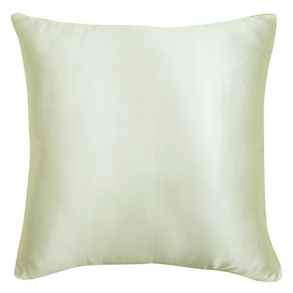 Coussin Décoratif en Satin de Soie Décoration Maison Housse Unie - Choisir Taille