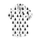 thumbnail image 1 of Mens Manga Corta Botón Abajo Camisas, Navidad Impreso Turndown Cuello Blusa, Top de Moda Casual, 1 of 3