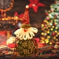 thumbnail image 1 of Oleegame 1PC Christmas Drawstring Bag 3D Design Fabric Gift Bags For Favors And Decorations Super Cute Snowman, 1 of 9