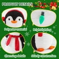 thumbnail image 2 of Nextay Lighted Penguin Family Outdoor Christmas Decoration, 2-Piece Large Eco-efficient Penguins with Detachable Design for Porch and Yard Winter Holiday Figurines,Red, 2 of 7