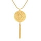 thumbnail image 1 of Collar de mujer, colgante elegante para chica, colgantes creativos con borlas, accesorio de moda, collares con borlas para decoración diaria Ropa, zapatos y accesorios Miscelánea dorado, redondeado, 1 of 6