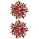 thumbnail image 2 of piezas broche de flores Retro diamante moda ropa traje solapa ramillete accesorios rojo, 2 of 5