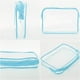thumbnail image 4 of Bolsas cosméticas Tbestmax, transparentes, impermeables, artículos de tocador de viaje, 10 unidades, 4 of 7