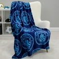 thumbnail image 3 of Manchester City FC Fleece Crest Blanket, 3 of 4