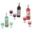 thumbnail image 6 of Miniature Bottle, Dollhouse Miniature Dollhouse Wine Bottle For Game For Kitchen For Party, 6 of 8