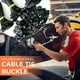 thumbnail image 5 of 20/50/100PCS Universal Nylon Multifunctional Zip Tie Buckle Through Nail Cable Tie Buckle, 5 of 5