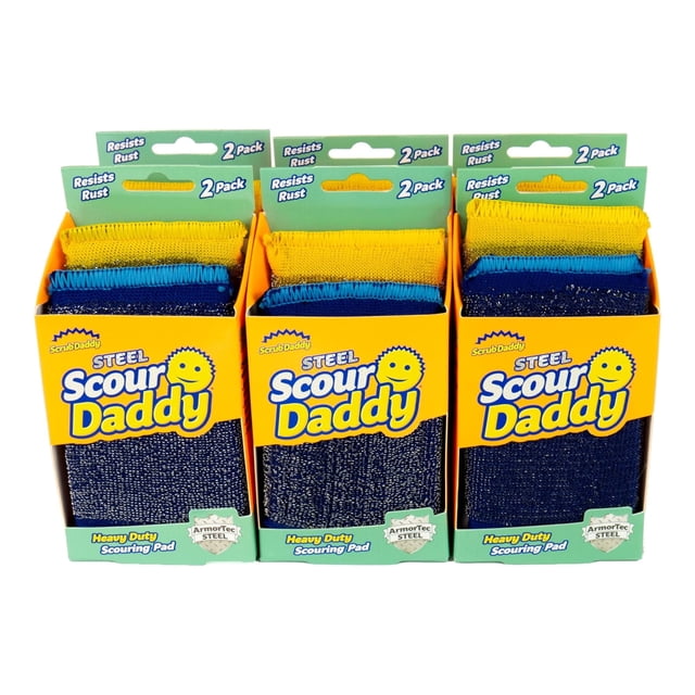 Esponjas para fregar Scrub Daddy Steel, acero inoxidable