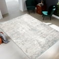thumbnail image 6 of Pasargad Home Stella Collection Power-Loomed Beige/Light Grey Area Rug- 9' x 12', For Indoor Space and all Age of Group, 6 of 6