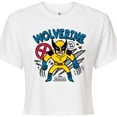thumbnail image 3 of Marvel Deadpool & Wolverine - Wolverine Doodles - Juniors Cropped Graphic T-Shirt, 3 of 5
