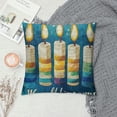 thumbnail image 2 of PHYHOO  Candles Throw Pillow Cover, Holiday Cushion Case for Sofa Couch, 2 of 5