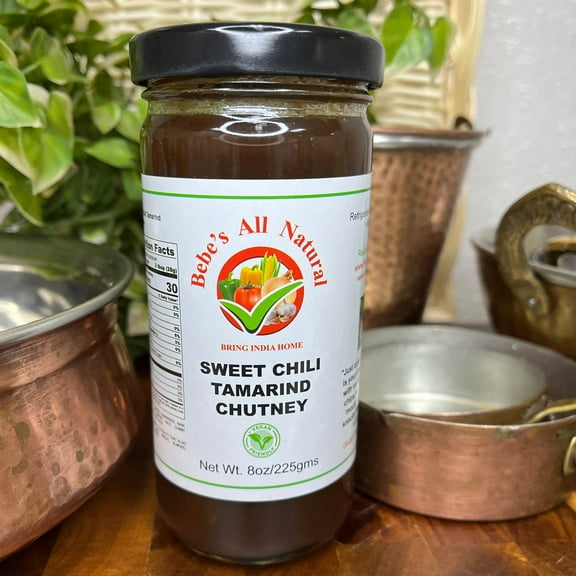 Bebe's All Natural- Sweet Chili Tamarind Chutney 8oz/ 225 Grams