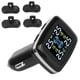 thumbnail image 4 of Sistema de alarma inteligente de monitoreo de presión de neumáticos para encendedor de cigarrillos TPMS con 4 sensores internos, 4 of 14