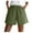 Green, variant on Admvng Plus Size Shorts for Women Drawstring Comfy Elastic Waist Shorts with Pockets S-2XL