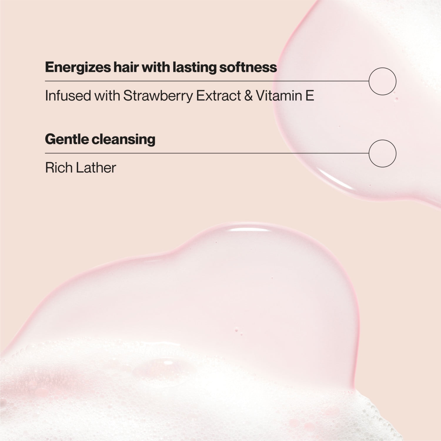 Suave Sun-Ripened Strawberry Shampoo with Strawberry Extract & Vitamin E, 22.5 FL OZ
