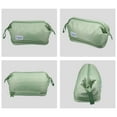 thumbnail image 7 of Unique Bargains Floral Makeup Bag Zipper Flower Cosmetic Pouch Green, 7 of 7