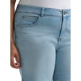 thumbnail image 5 of Lee® Women's Plus Mid Rise Bermuda Short, Sizes 16W-26W, 5 of 7