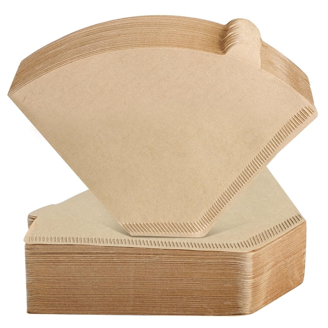 Filtros de café Clinuse, tamaño 04, cono sin blanquear, 200 unidades