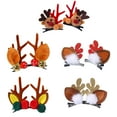 thumbnail image 4 of Christmas Girls Hair Clips Deer Horn Barrettes Reindeer Hair Clip Antlers Hair Clips Ornament Hair Accessories for Women Girls Cute Reindeer Hair Barrettes Accessories Festive Party Cosplay Gifts, 4 of 4