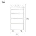 thumbnail image 3 of 4-Tier Earrings Ear Studs Display Rack,11.8inx6.5in Earring Stand Jewelry Holder Organizer 48 Holes Jewelry Display Rack for Women Girls Gift Hanging Earring Holders, 3 of 8